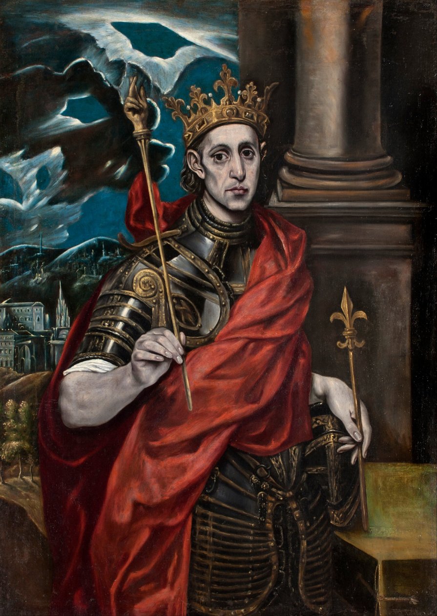 San Luis IX de Francia de El Greco
