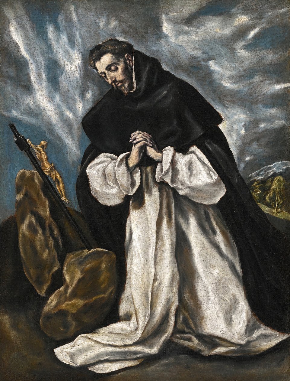 Santo Domingo en oración de El Greco
