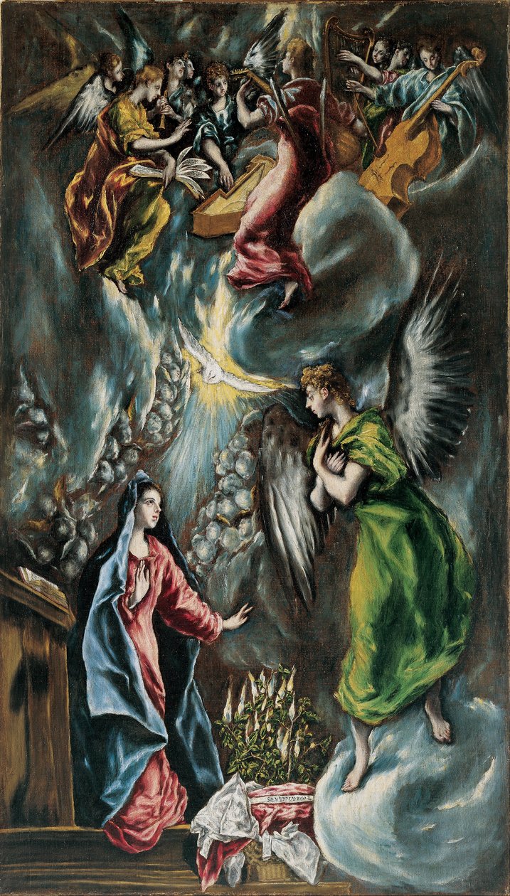 La Anunciación de El Greco