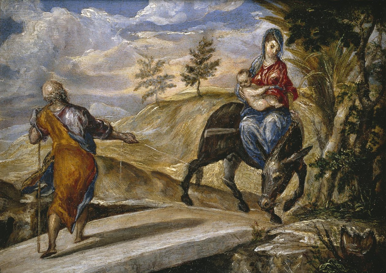 La huida a Egipto de El Greco