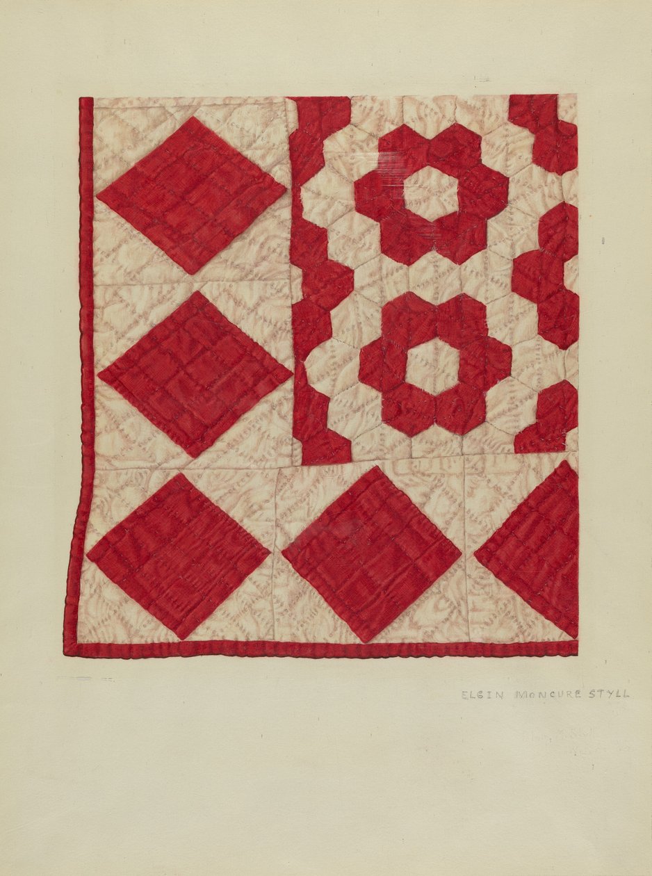 Colcha de retazos de Elgin Moncure Styll