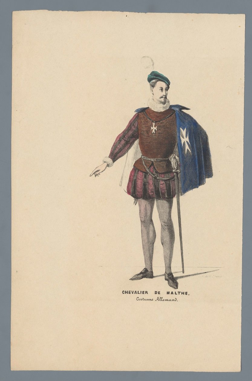 Caballero De Malthe, Traje Alemán de Elias Spanier