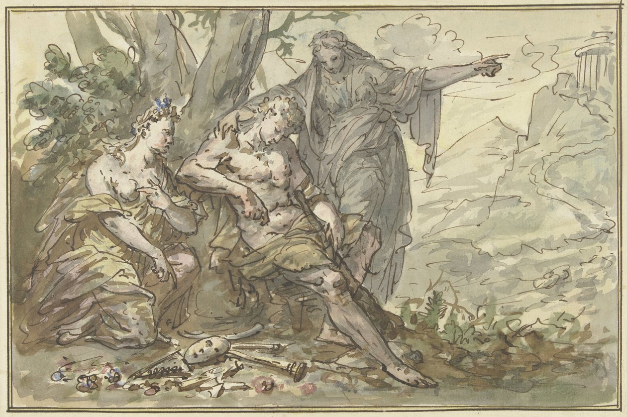 Hércules en la bifurcación del camino de Elias van Nijmegen
