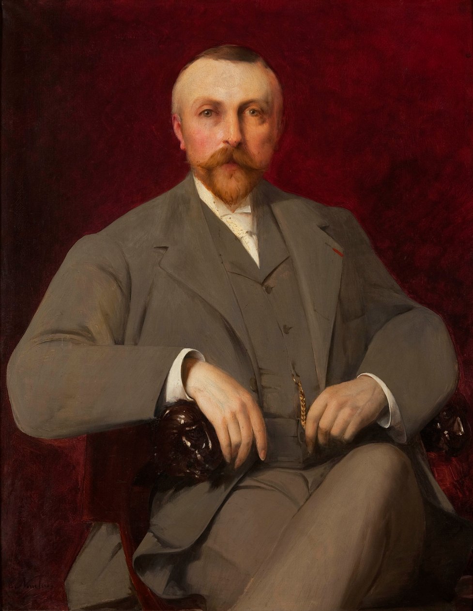 Retrato de Paul Marmottan, 1898 de Elie Nonclercq