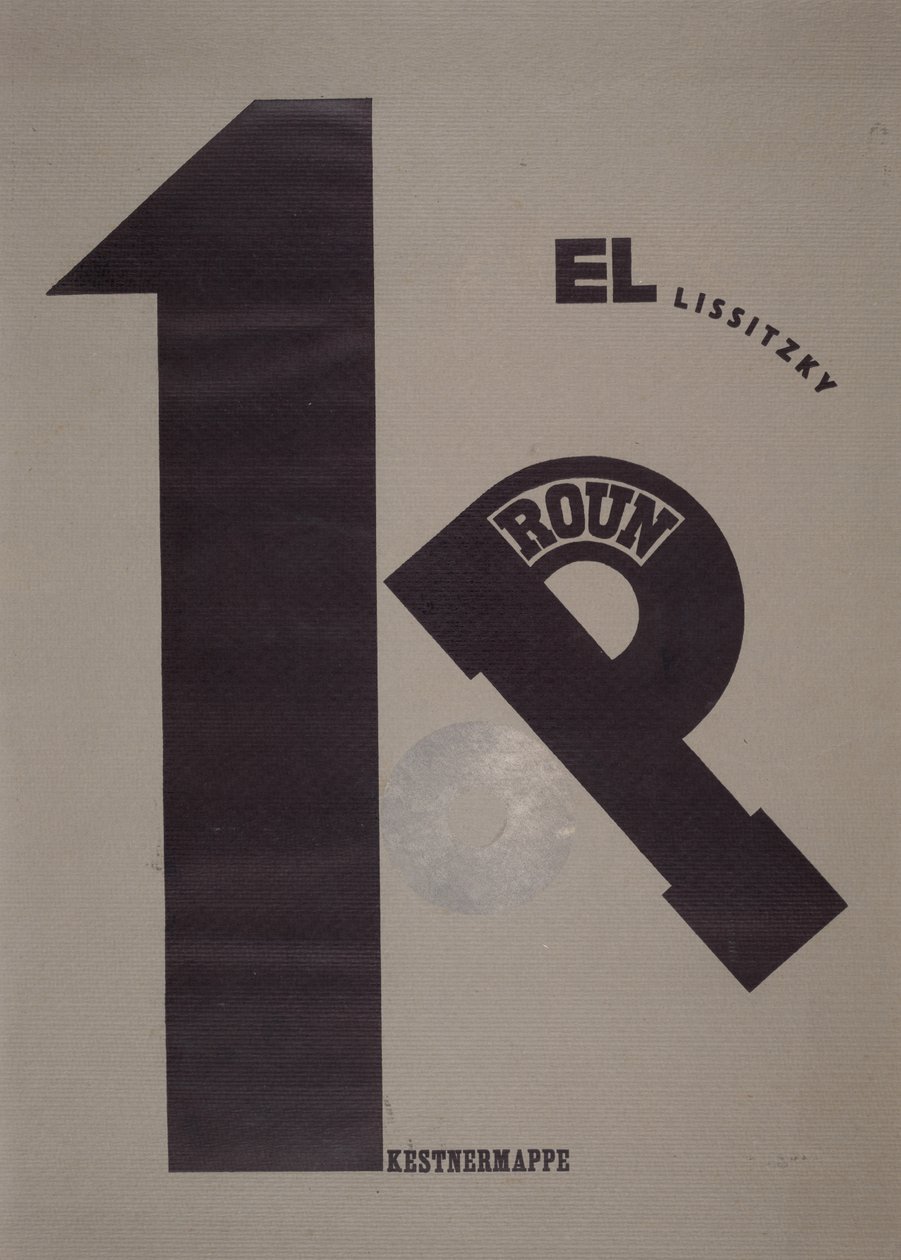 Portada de Eliezer Markowich Lissitzky