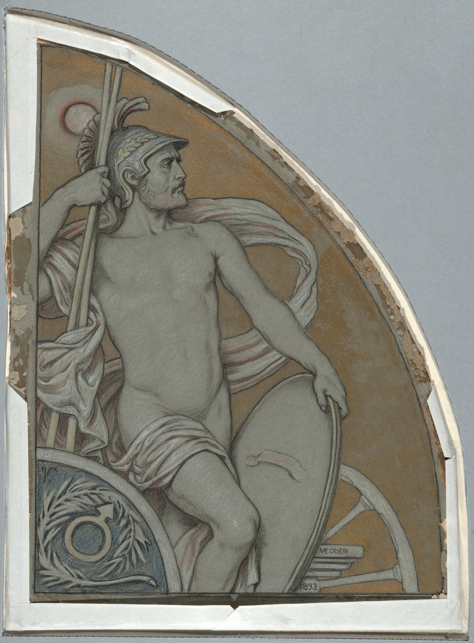 Dibujos animados para Marte de Elihu Vedder