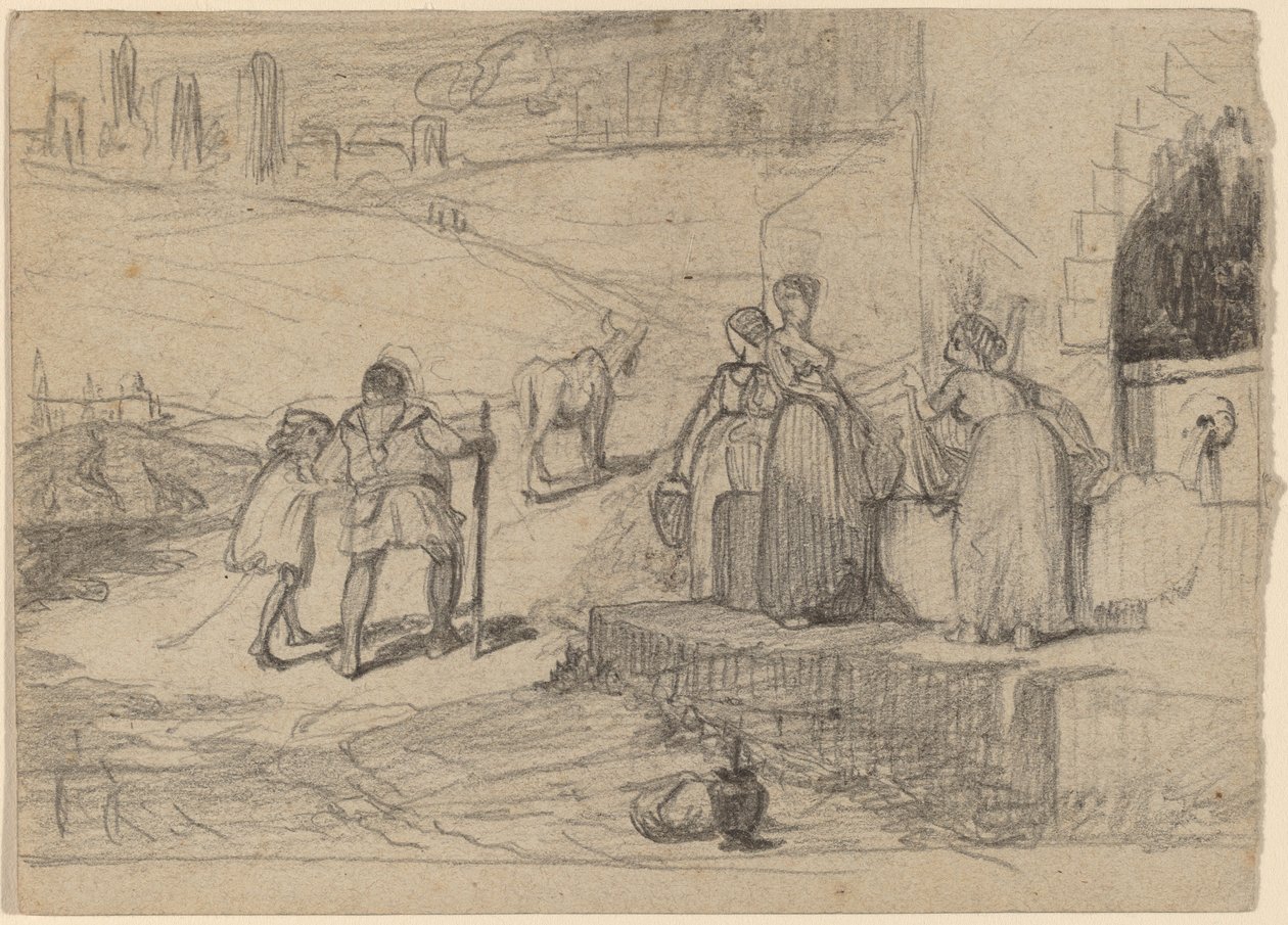 Padre e Hijo, c. 1859 de Elihu Vedder