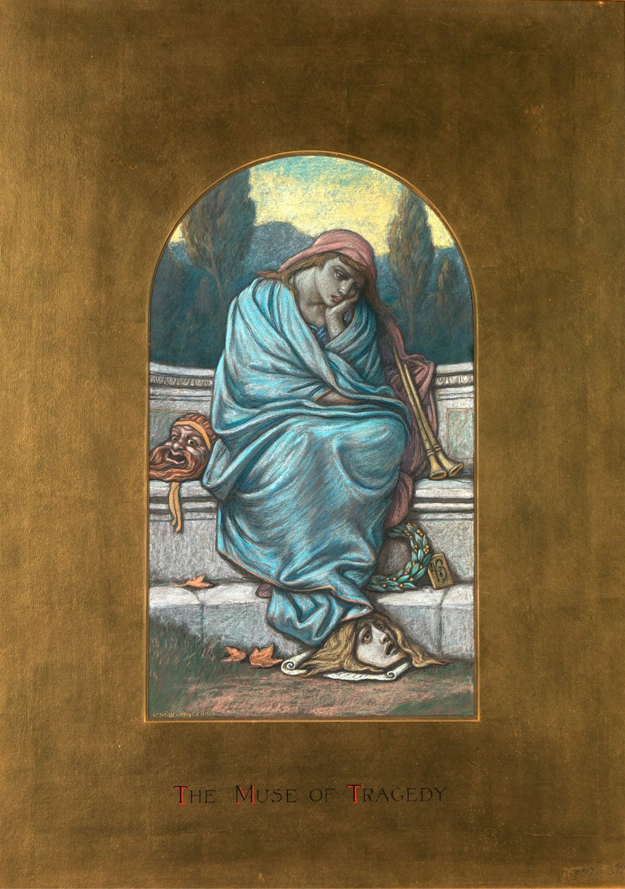 Musa de la tragedia de Elihu Vedder