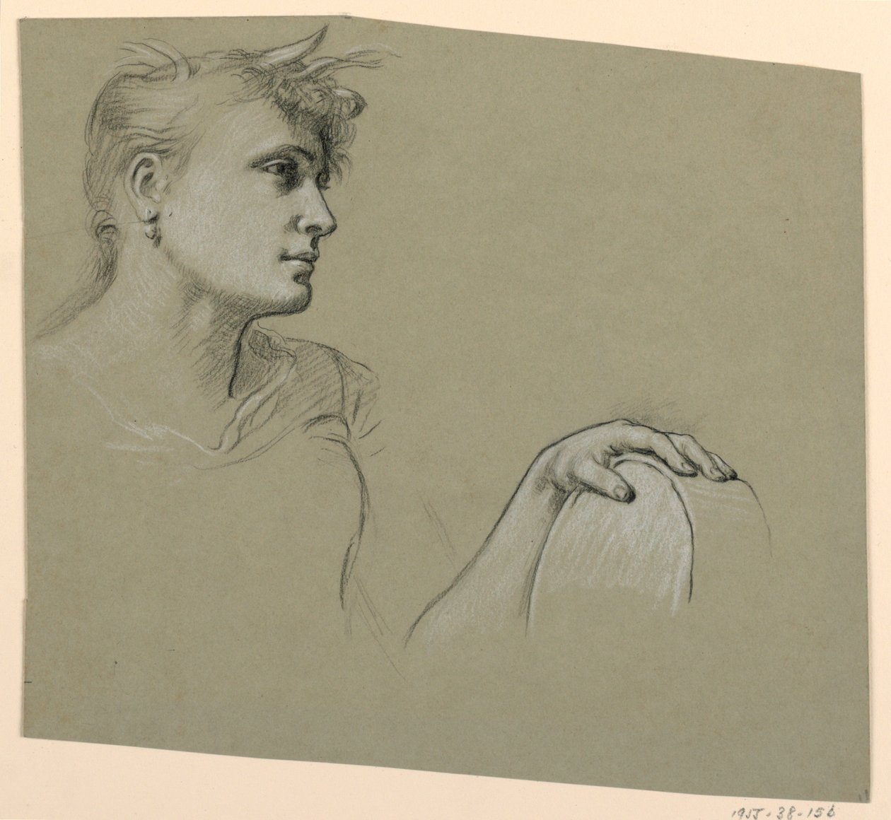 Estudio de figura de Elihu Vedder