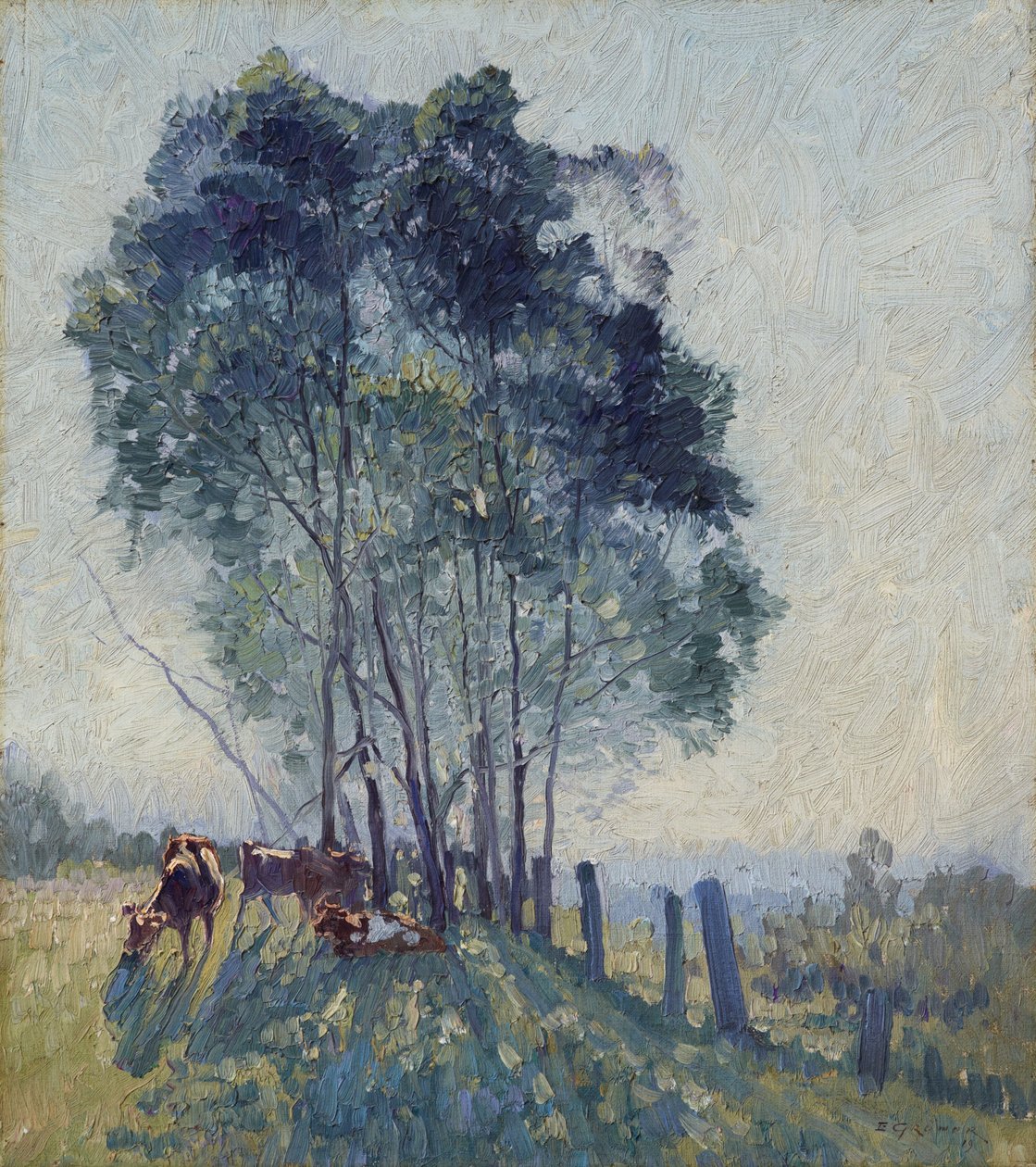 Los acacias de Elioth Gruner
