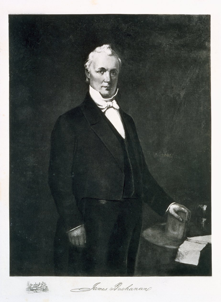 James Buchanan, 15º presidente de los Estados Unidos de América de Eliphalet Frazer Andrews