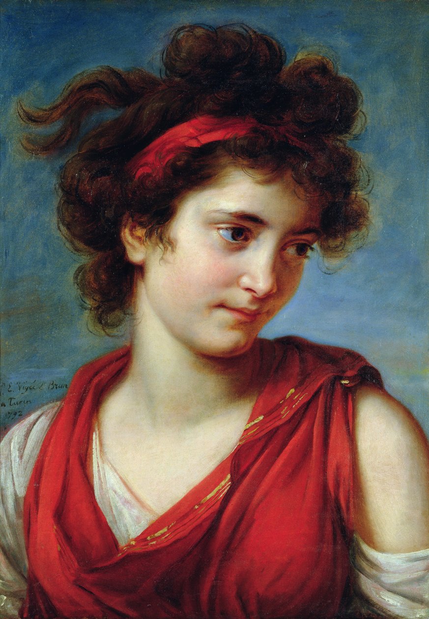 Retrato de Maguerite Porporati, 1792 de Elisabeth Louise Vigee Lebrun