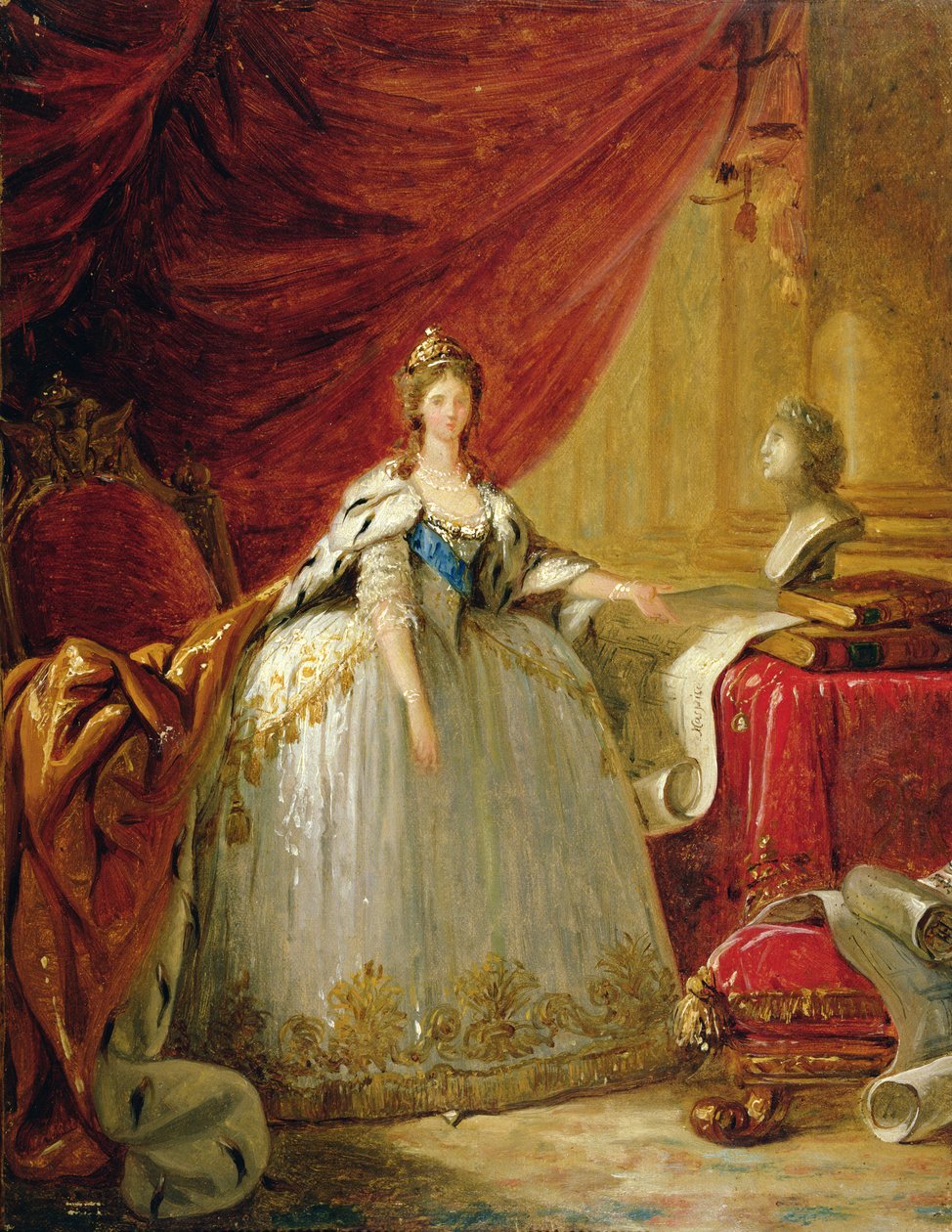 Retrato de la Zarina Viuda Maria Feodorovna (1759-1828) de Elisabeth Louise Vigee Lebrun