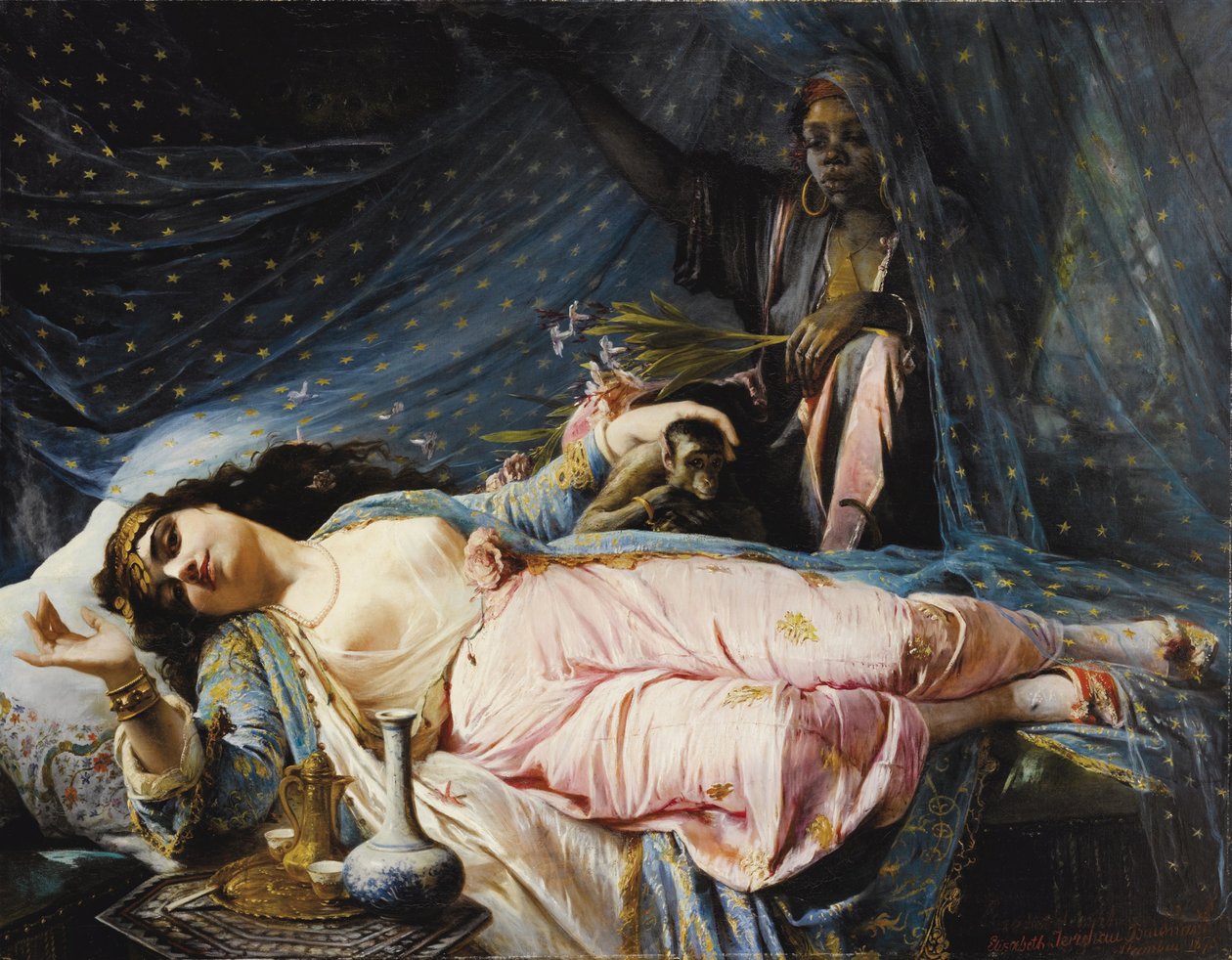 Princesa Zainab Nazli Khanum de Elisabeth Maria Anna Jerichau Baumann