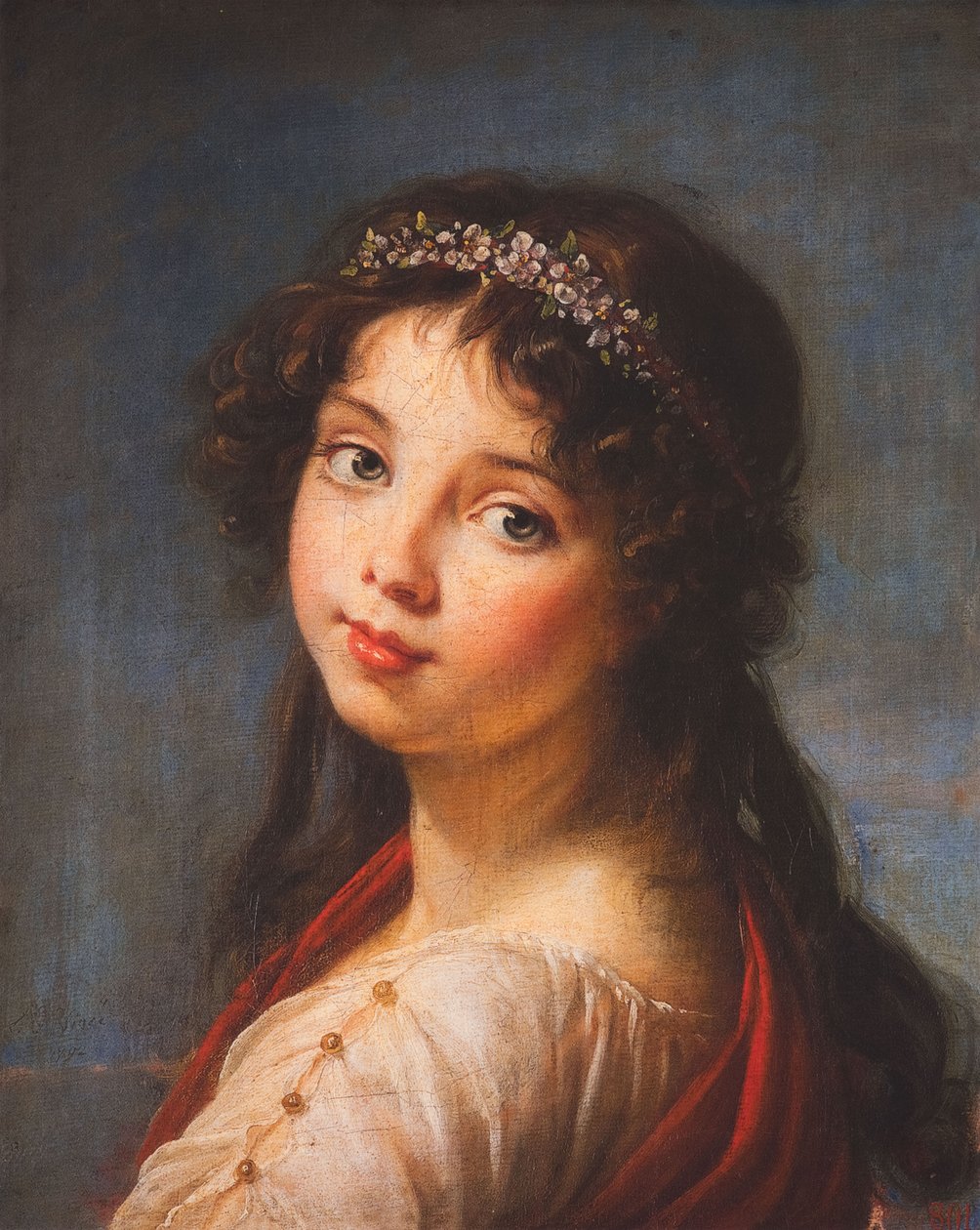 Julie Lebrun. Pintura de Élisabeth Vigée-Lebrun de Elisabeth Vigée Lebrun