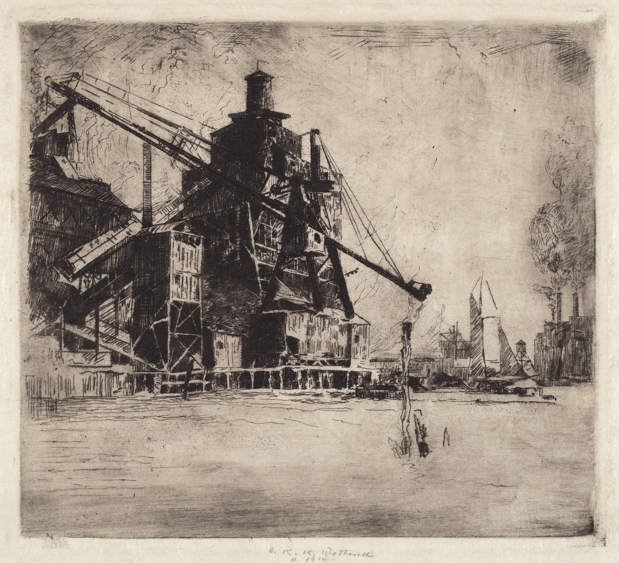 Otto Coke y elevador de carbón de Elisha Kent Kane Wetherill