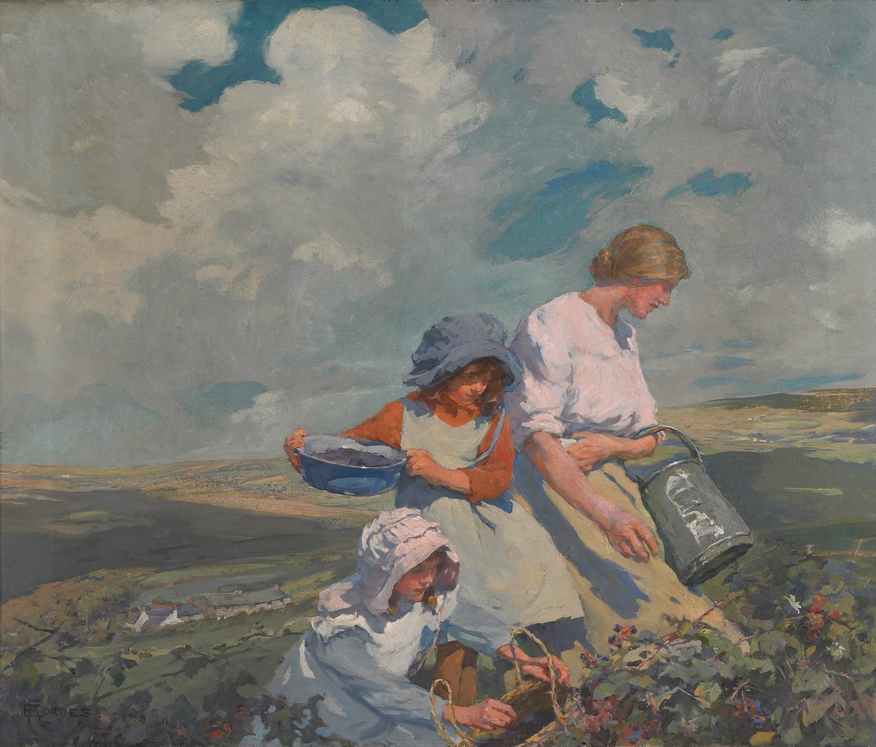 Recolección de moras de Elizabeth Adela Stanhope Forbes