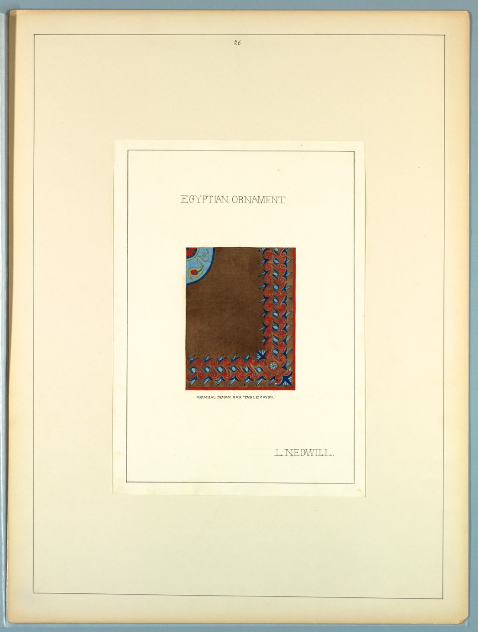 Portfolio, Ornamento Histórico de Elizabeth A. Nedwill