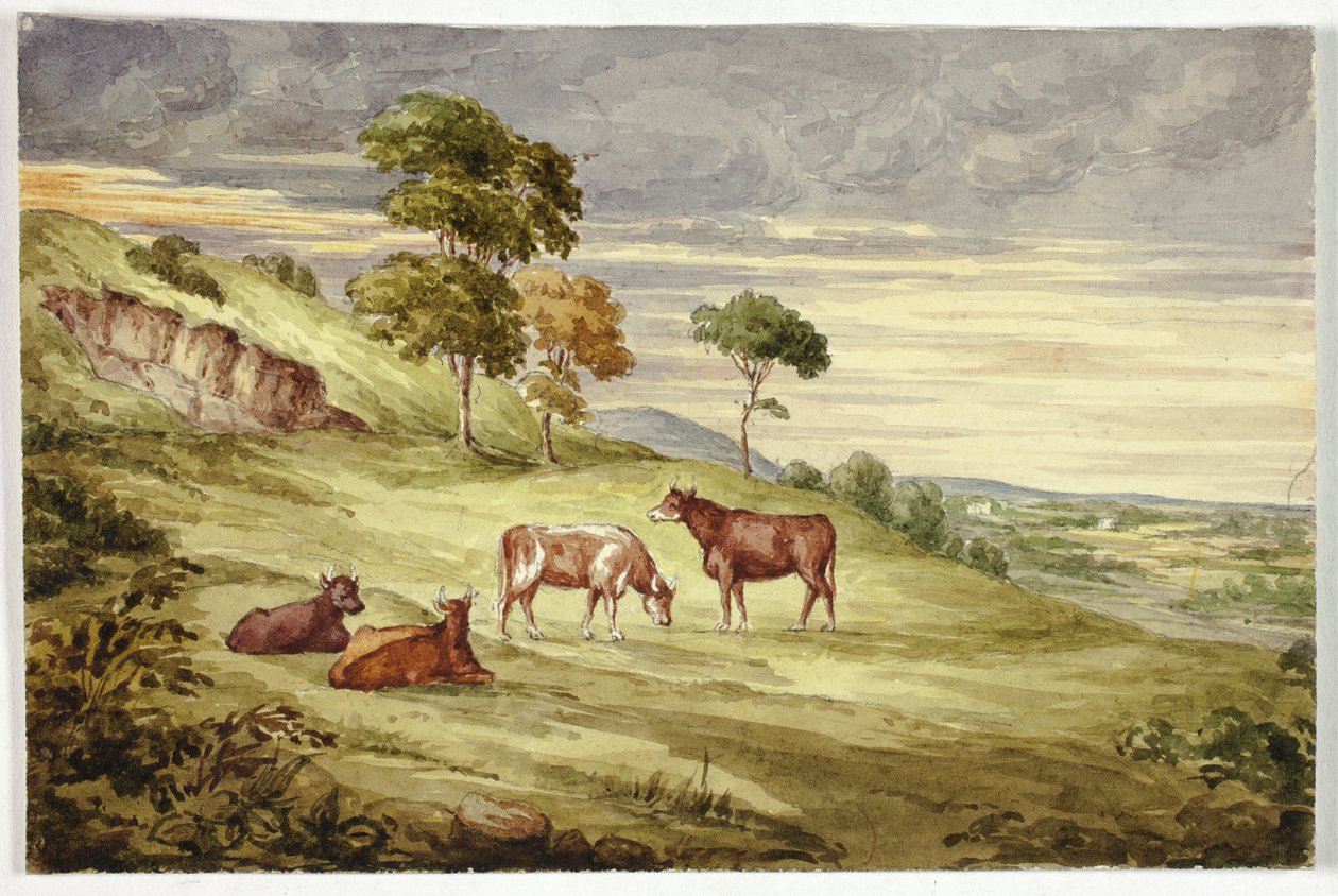 Parque de ciervos, posiblemente Kilkenny de Elizabeth Murray