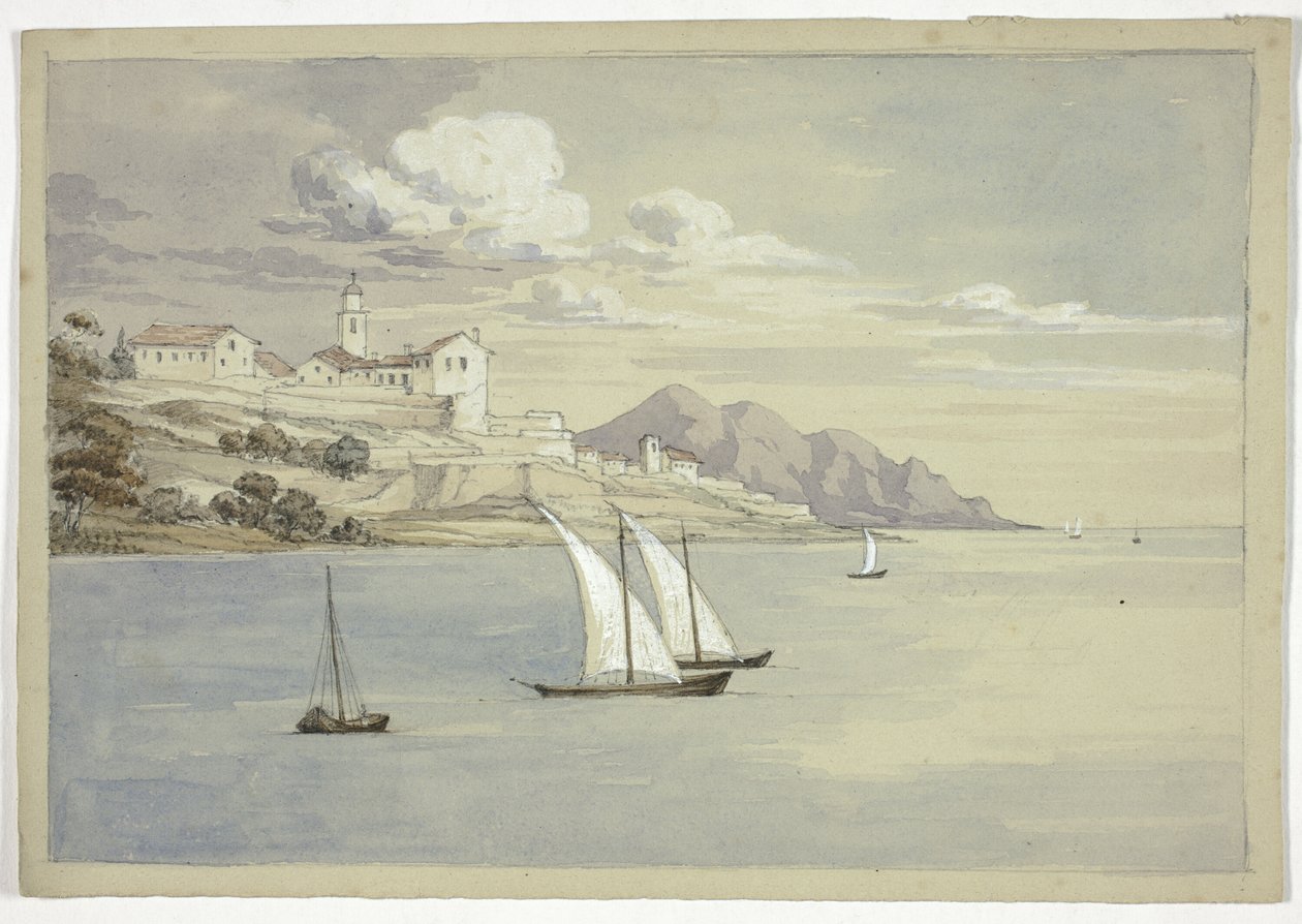 Portofino desde el mar, Génova de Elizabeth Murray