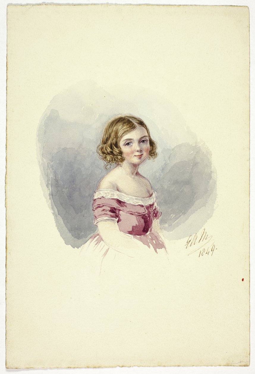Retrato de una niña de Elizabeth Murray