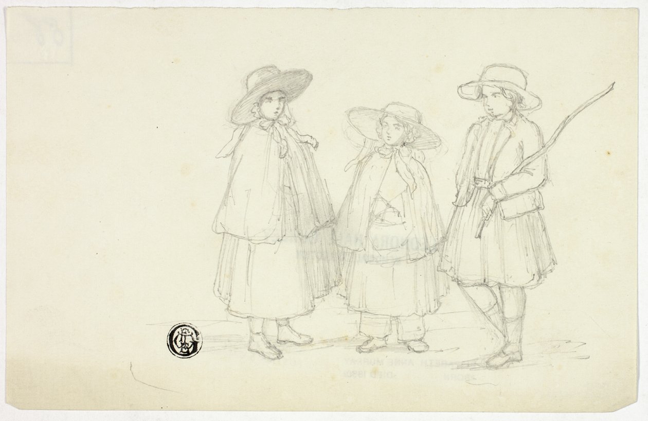 Tres niñas pequeñas de Elizabeth Murray