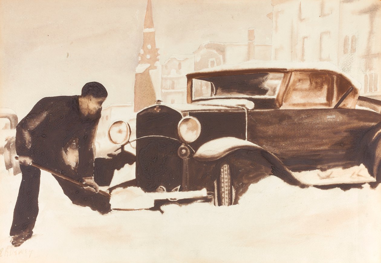 Desenterrando el coche, 1934 de Elizabeth R. Dewey