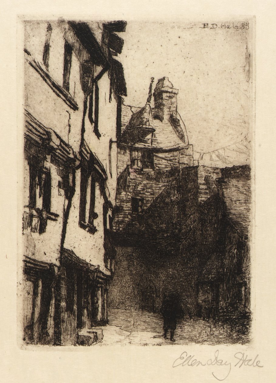 Calle, Mont St Michel de Ellen Day Hale