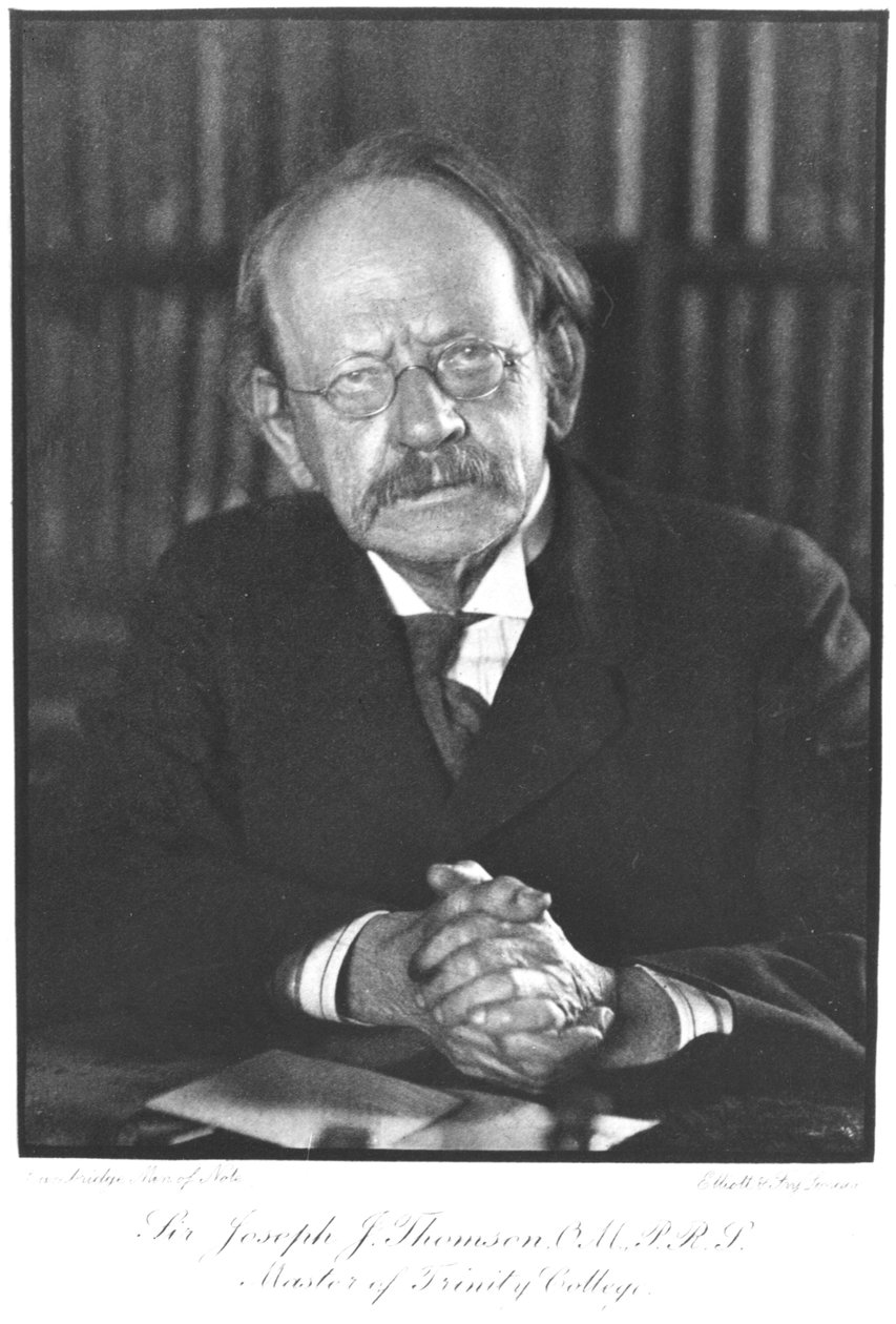 Retrato de Sir Joseph John Thomson (1856-1940), c.1920-30 de Elliott und Fry Studio