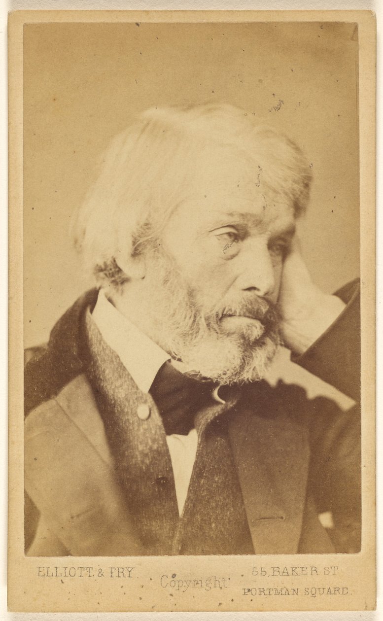 T[homas] Carlyle (1795 - 1881) de Elliott and Fry