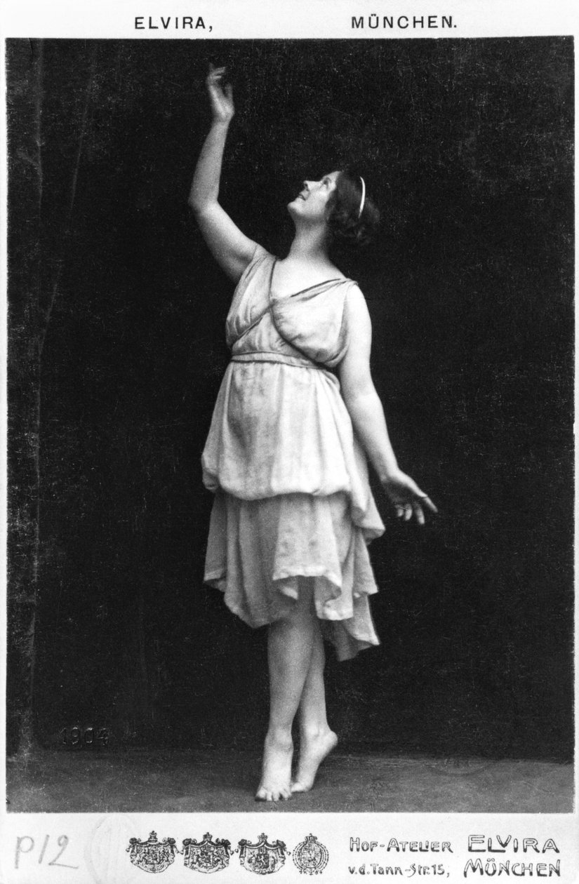 Isadora Duncan (1877-1927) c.1903-04 de Elvira Studio