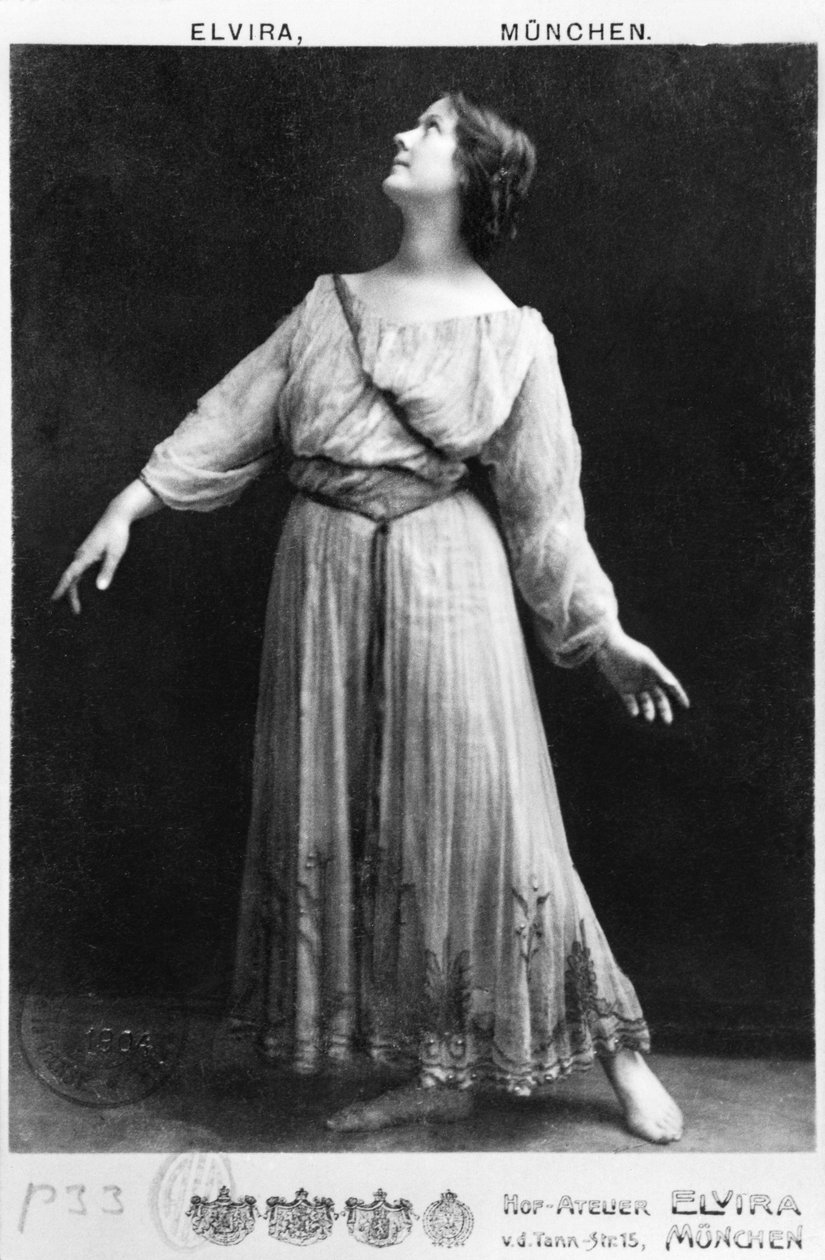 Isadora Duncan (1877-1927) c.1903-04 de Elvira Studio