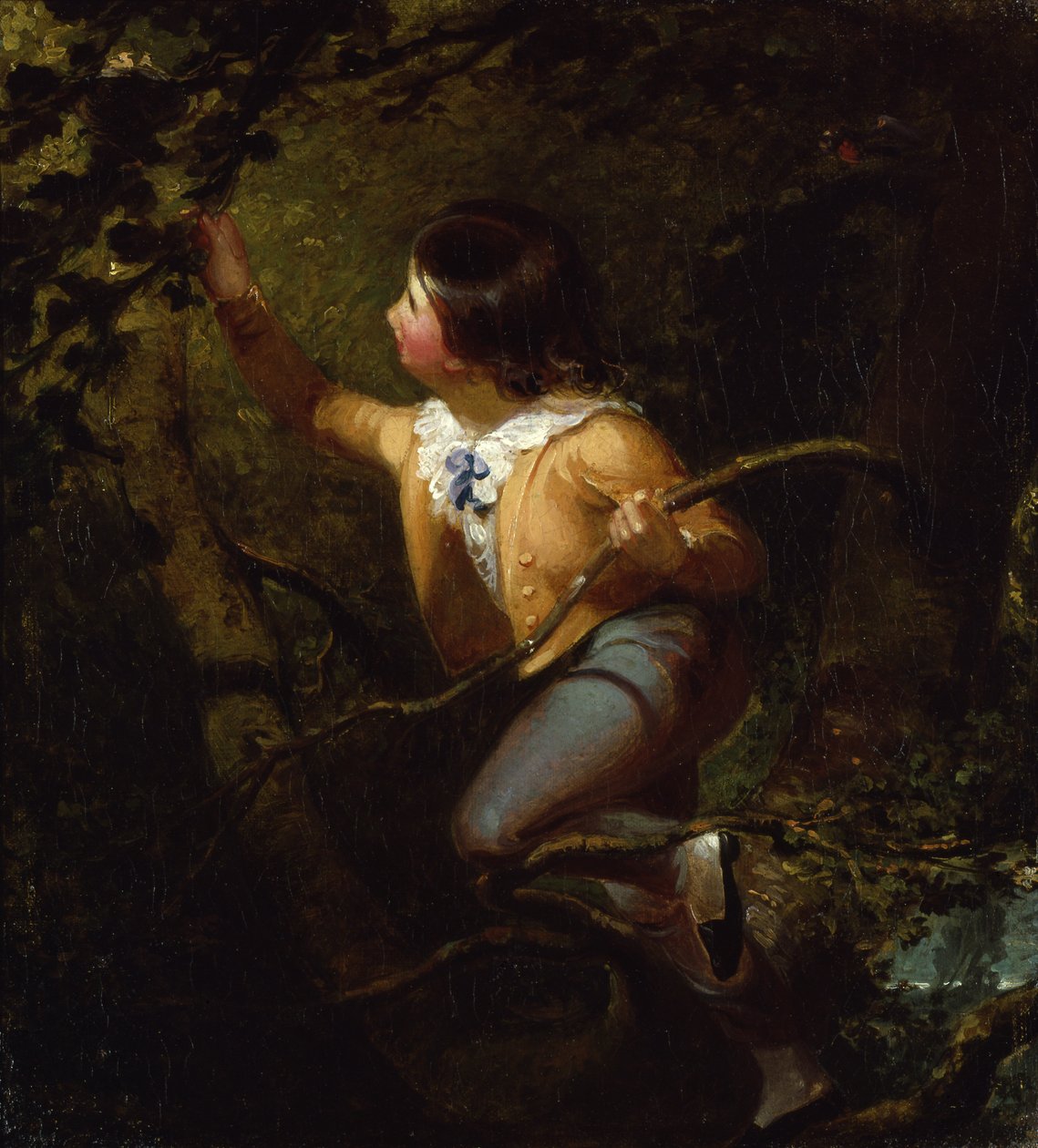 Anidación de aves de Emanuel Gottlieb Leutze