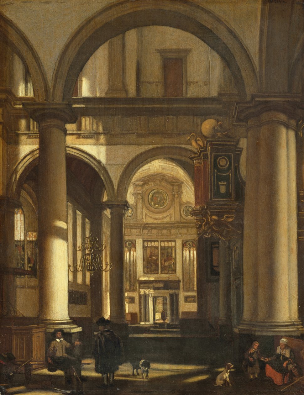 Interior de la Iglesia de Emanuel de Witte