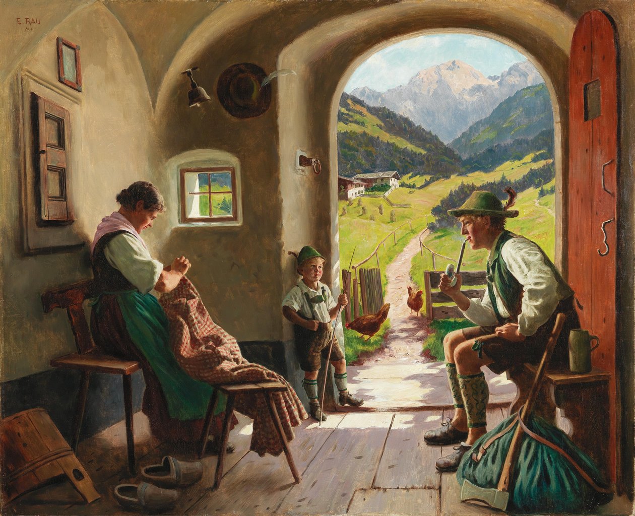 Un día de verano en Tirol de Emil Rau