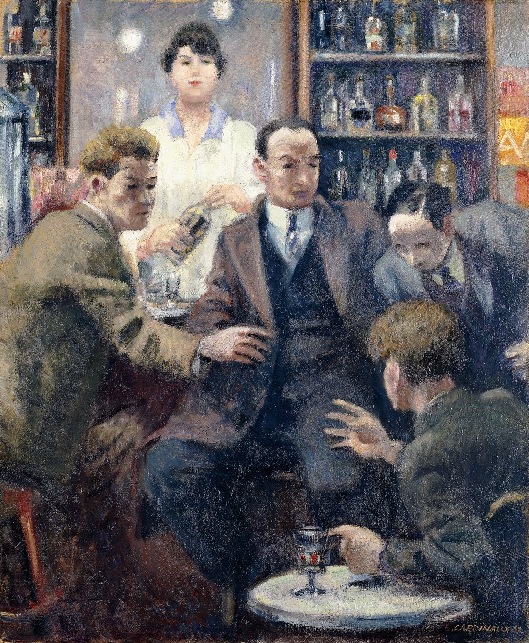 Discusión en un bar de Emil Cardinaux