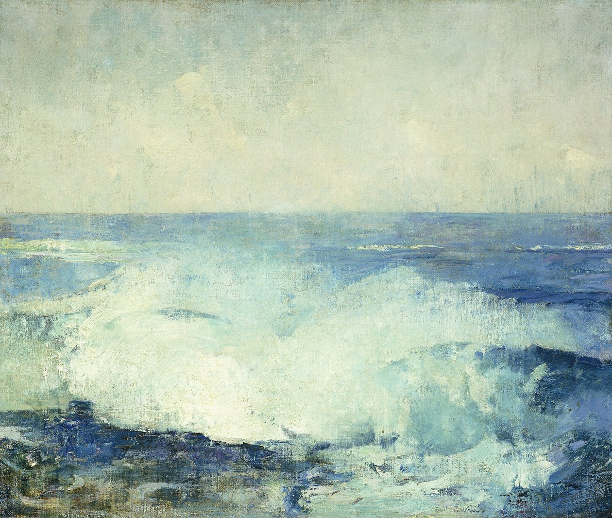 Olas Rompiendo de Emil Carlsen