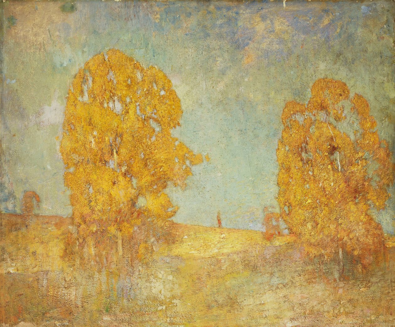 Paisaje Iluminado por el Sol de Emil Carlsen