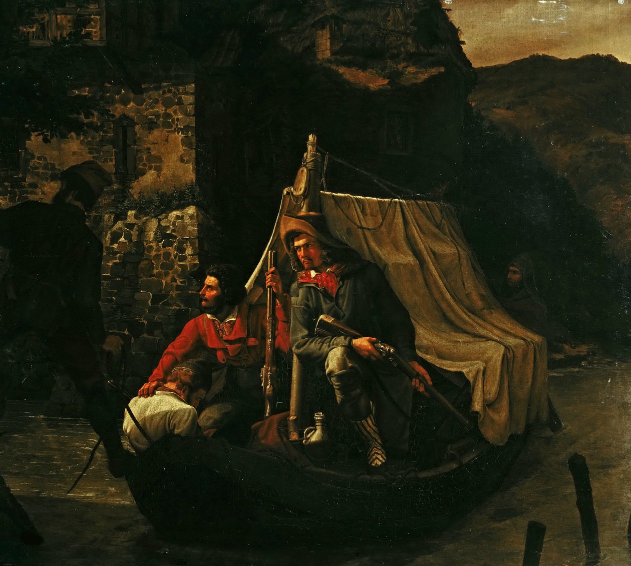 Los contrabandistas, 1830 de Emil Ebers