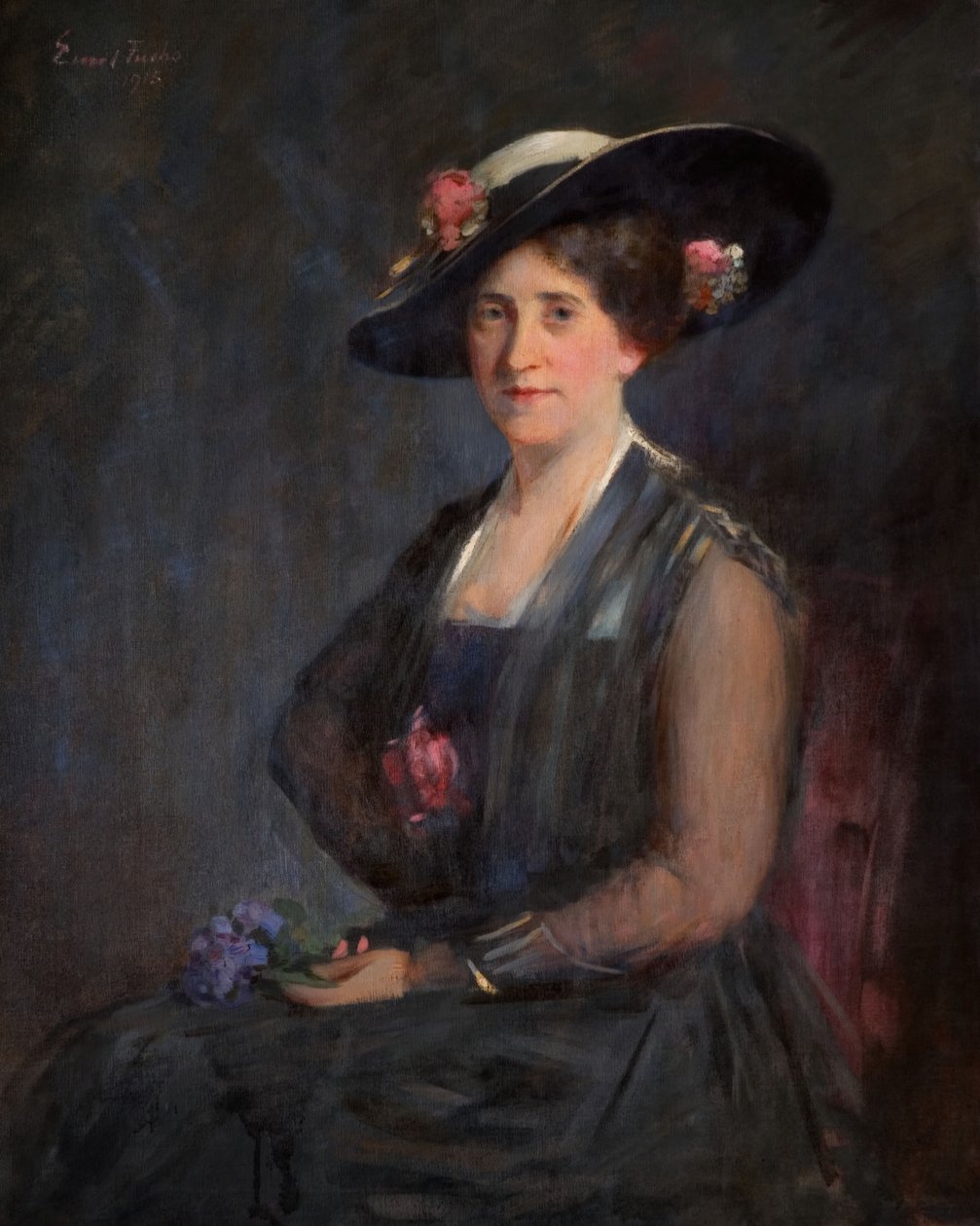 Retrato de Olga Myers de Emil Fuchs