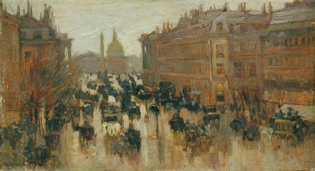 Rue Royale, París de Emil Leonhard Smidt