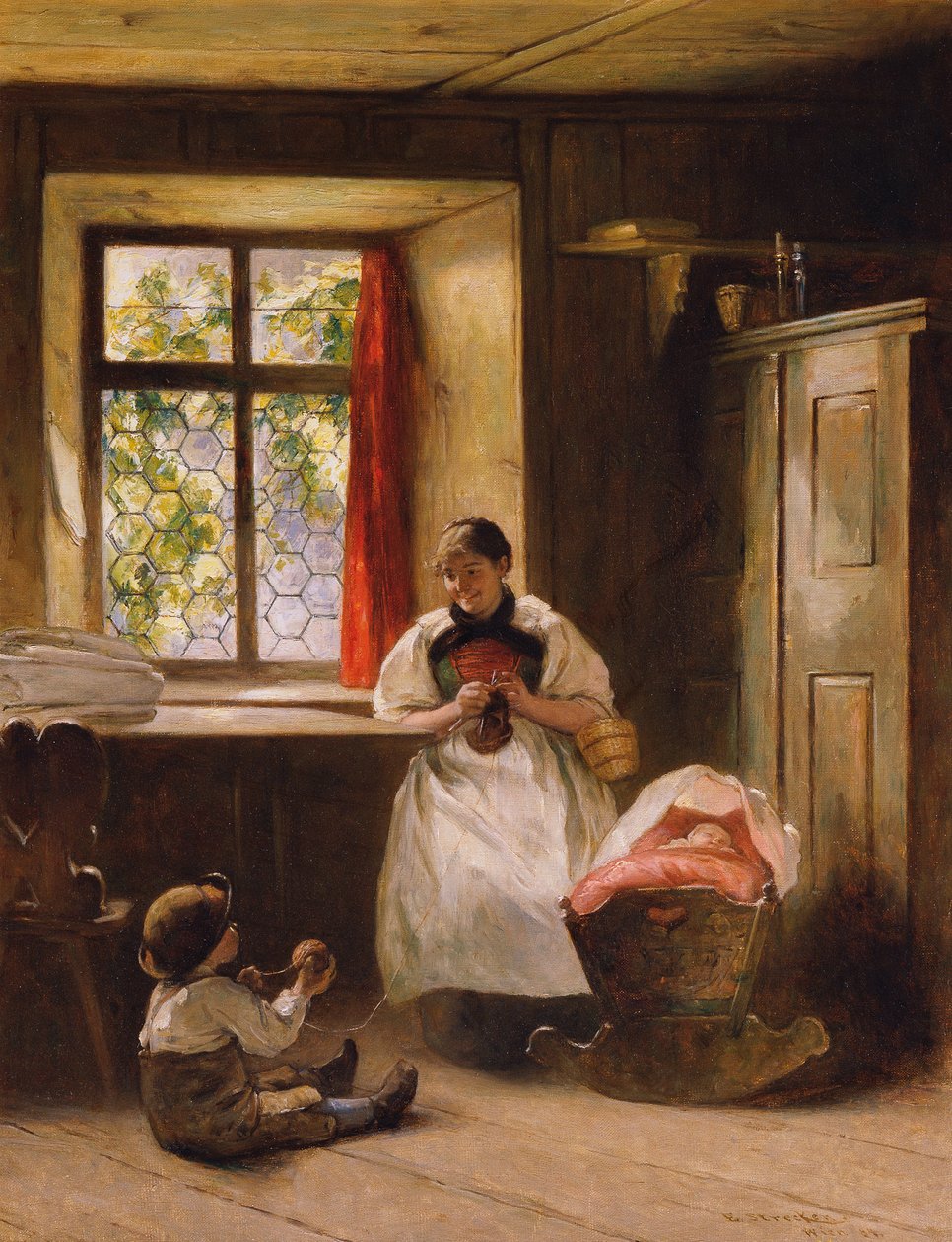 El empleado (granja) de Emil Strecker