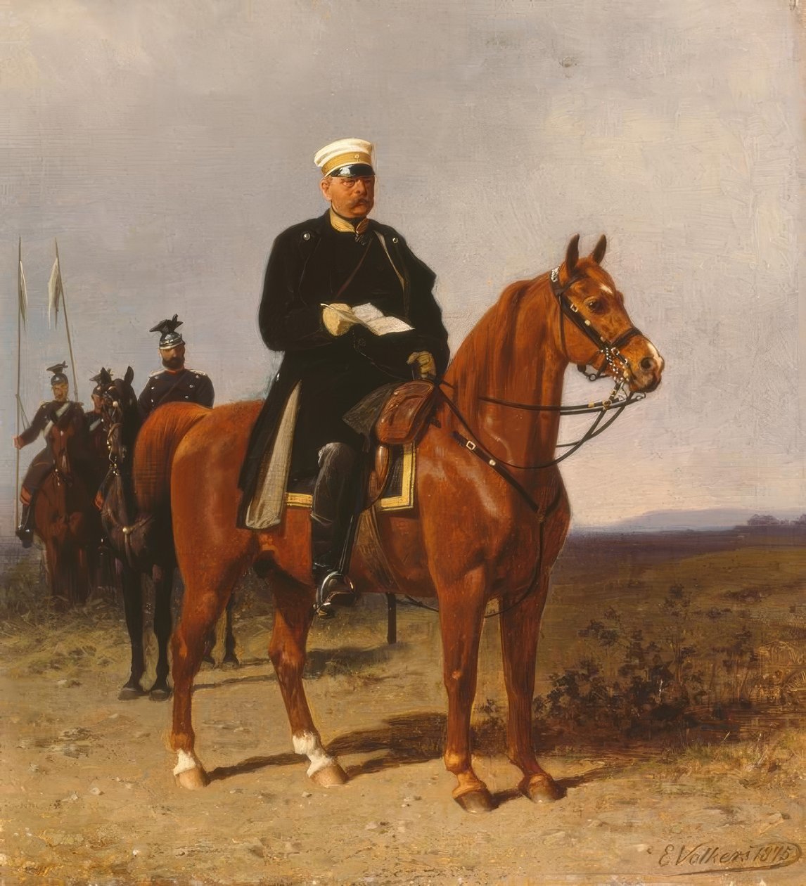 Bismarck a caballo de Emil Volkers