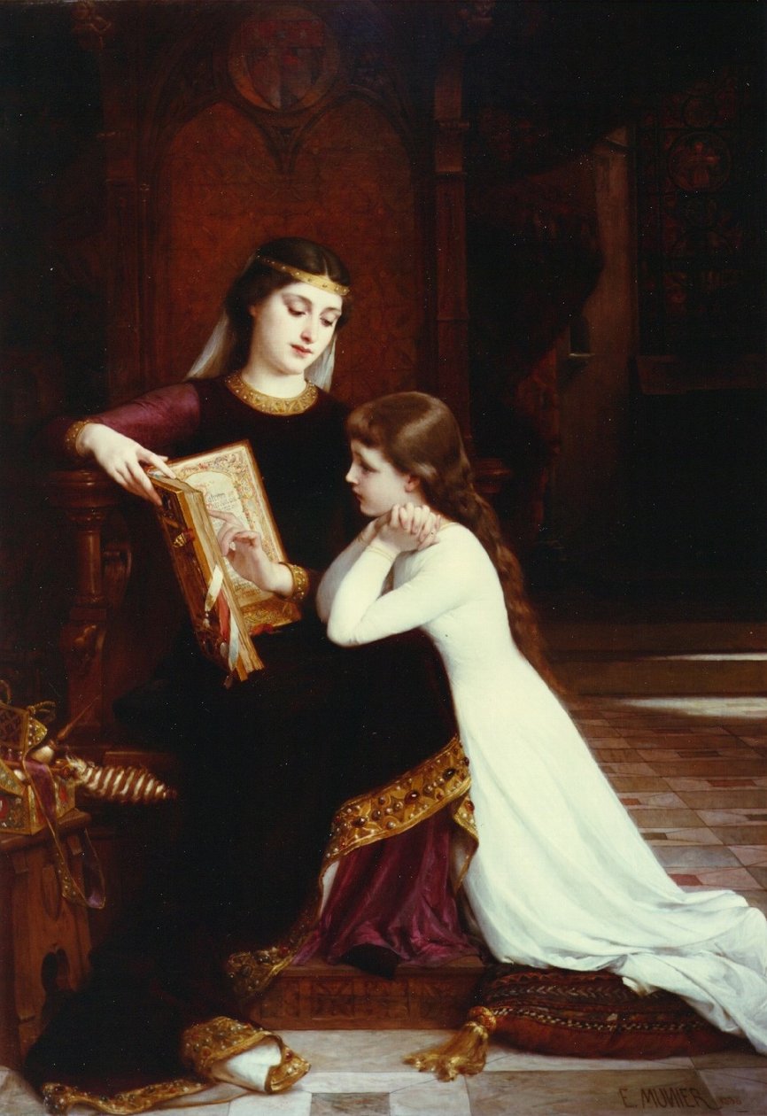 La lección de lectura de Emile Munier