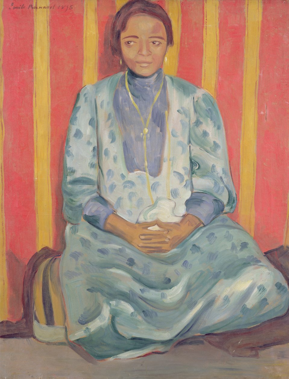 Estudio de una mujer mulata, 1895 de Emile Bernard