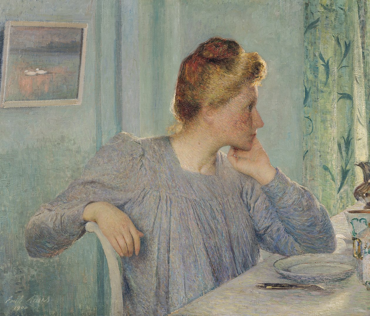 Retrato de una mujer, 1900 de Emile Claus