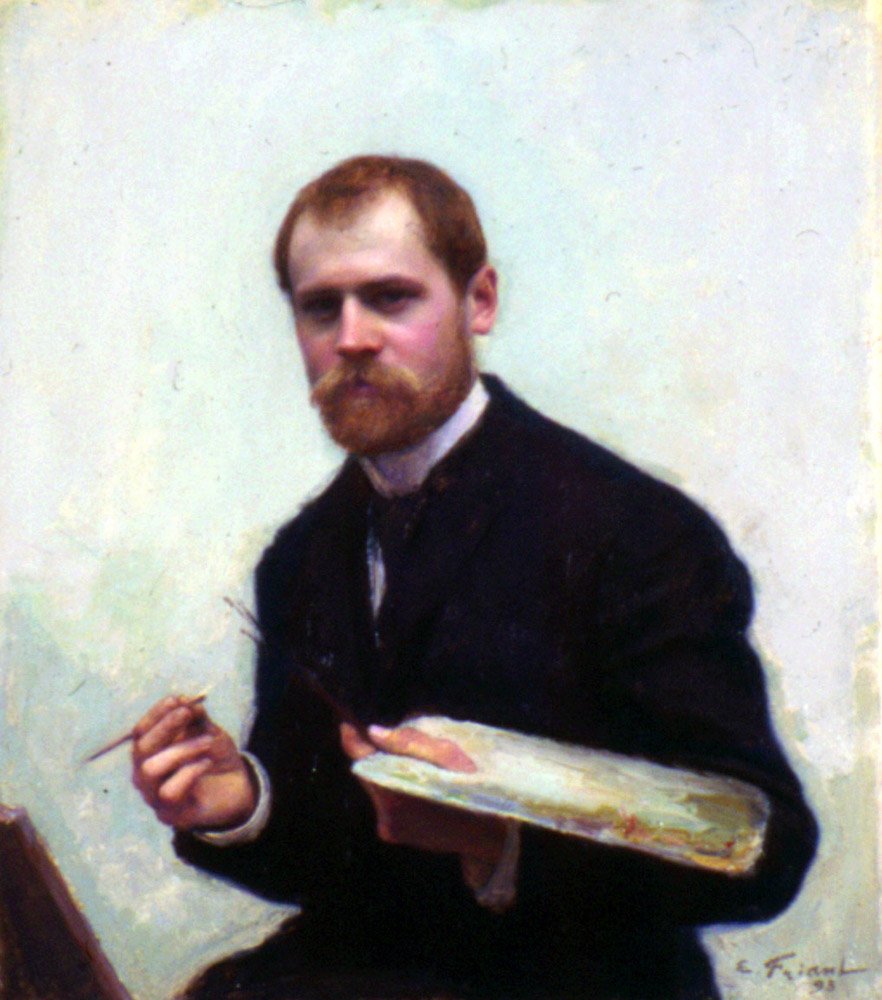 Autorretrato de Emile Friant