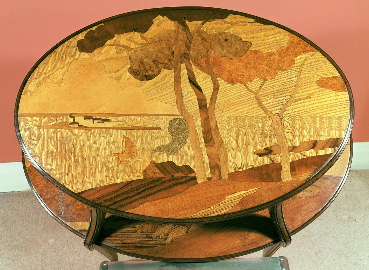 Mesa, finales del siglo XIX de Emile Galle