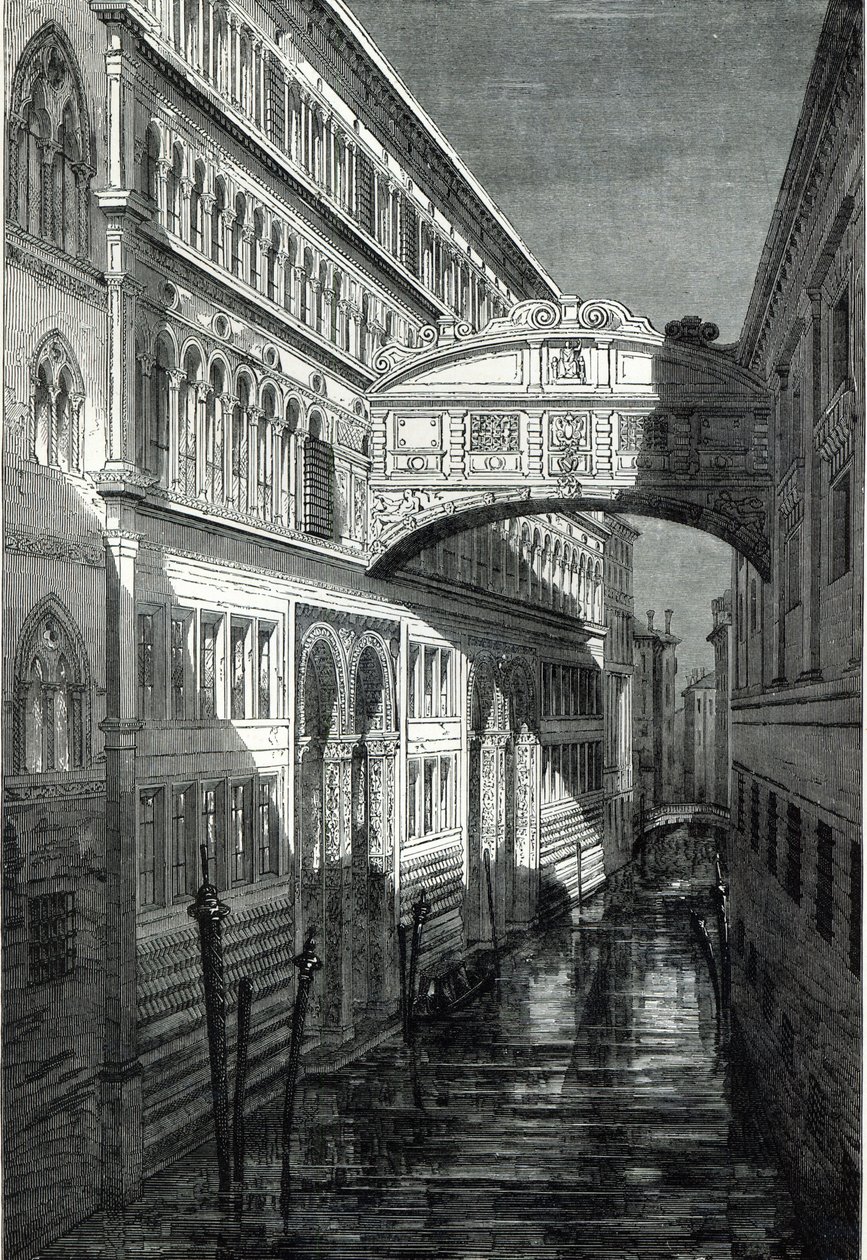 Puente de los Suspiros, Venecia de Emile Theodore Therond