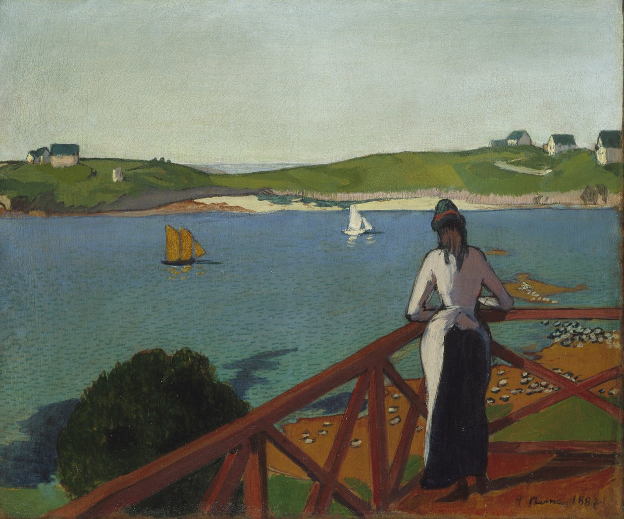 Tarde en Saint-Briac, 1887 de Emile Bernard